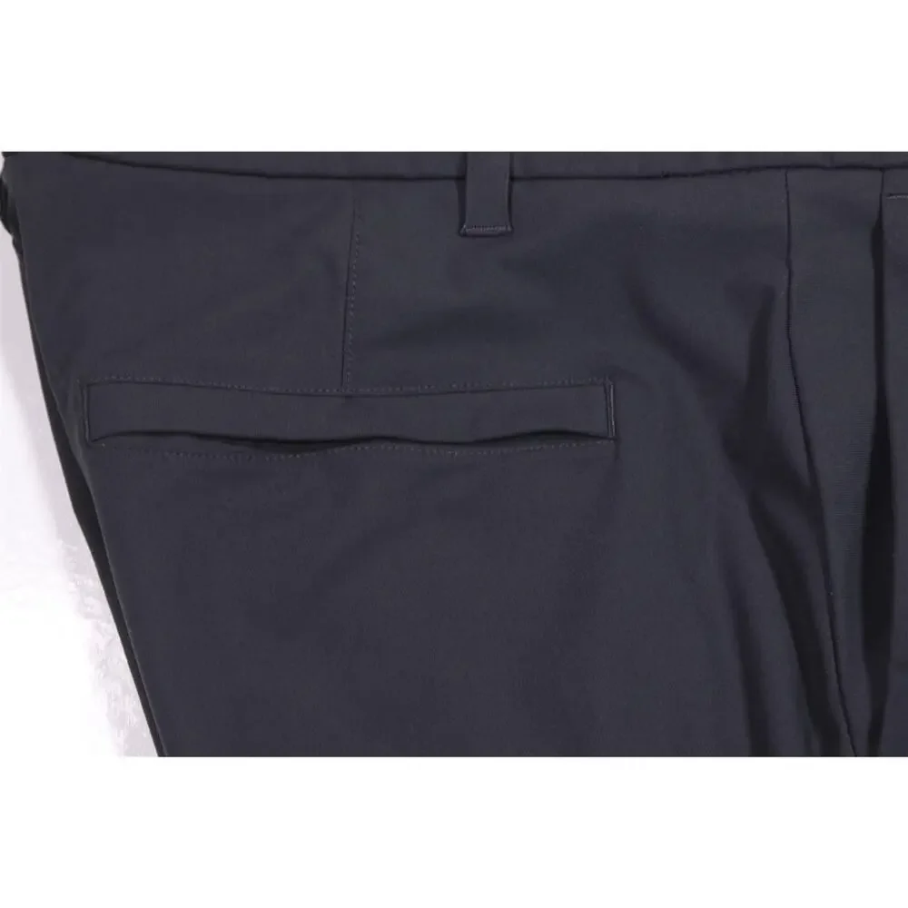 Lululemon Mens ABC Commission Warpstreme Gray Slim Fit Pants Trousers 34x33